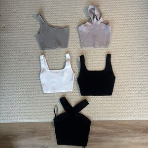 Aritzia Wilfred sculpt top bundle